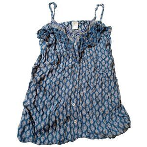 Japna Lounge Cute Summer Top Size XL Very pretty print light and flowy